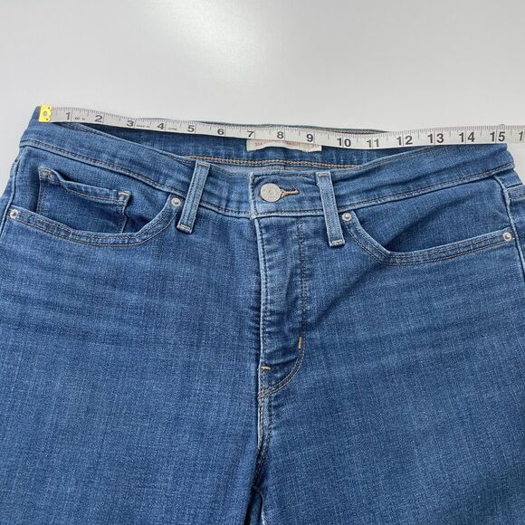 Levis 314 Jeans 30x28.5 Womens Levis 314 Shaping Straight Jeans 30x28 Levis 314 - Picture 8 of 14